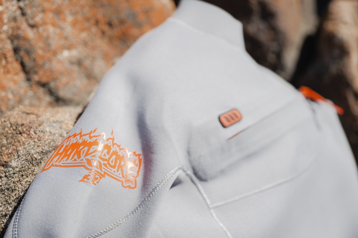 HARDCORE 3x2 STEAMER GREY/DESERT RED - West Surfing