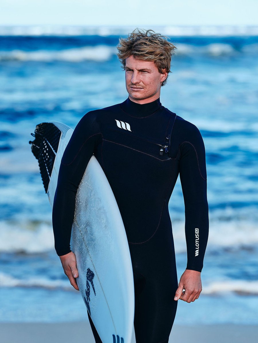 Lotus 3x2 Steamer Mens Wetsuit - Slant Zip - West Surfing